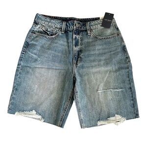 New Women’s Lucky Brand High Rise Bermuda Shorts Size 10